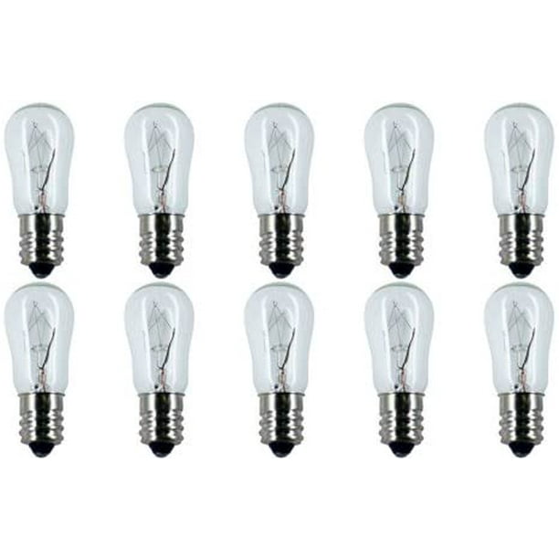 S-6 shape 120 V Box of 10 E12 Base 3 W CEC Industries #3S-6/5 120V Bulbs S-6 shape 120 V Box of 10 E12 Base 3 W CEC Industries #3S-6/5 120V Bulbs